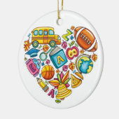 School/leraar - SRF Keramisch Ornament (Links)