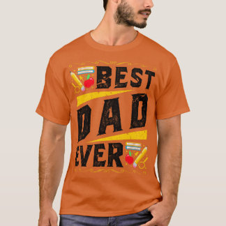 school leraar vaders dag vader t-shirt