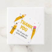 School Leraar Waardering Bedankt Square Bedankjes Labels (In situ)