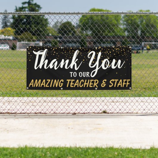 School Leraar waarderingsweek Spandoek (Insitu)