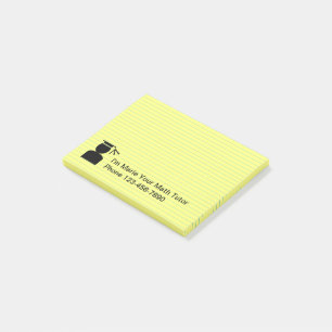School Leraar Wiskunde Tutor Thema Post-it® Notes