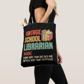School Librarian Pronunciation Funny Tote Bag (Dichtbij)