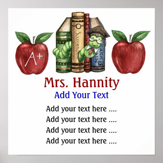 School/Library Lg door SRF Poster (Voorkant)