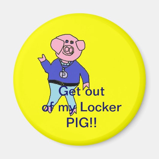 School Locker magneet (Voorkant)