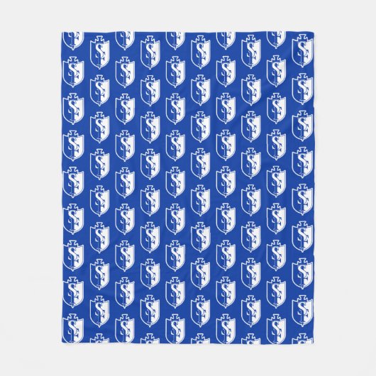 School Logo Fleece Deken (Voorkant)