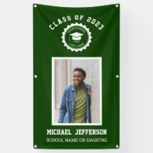 School logo of mascot Green Photo Afstuderen