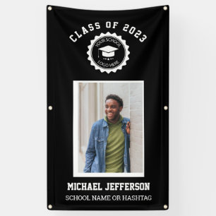 School logo of mascot Maroon Foto Afstuderen Spandoek