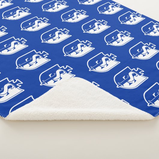 School Logo Sherpa Deken (3/4)