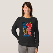 School Love Pencil Apple   Kindergarten Teacher T-shirt (Voorkant volledig)