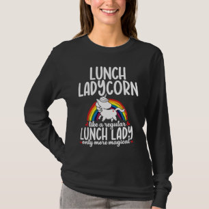 School lunch dames cafetaria personeel medewerker t-shirt
