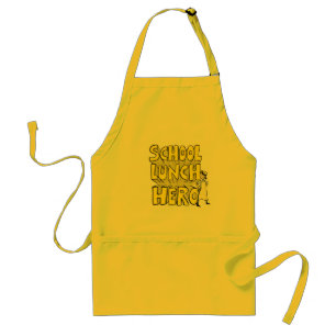 School Lunch Hero Day apron met Kim Standaard Schort