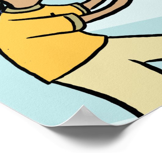 School Lunch Hero Day poster - vul de bubbels in (Hoek)