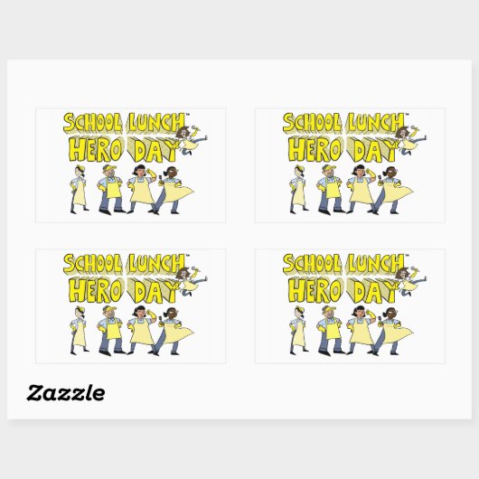 School Lunch Hero Day sticker (Vel)