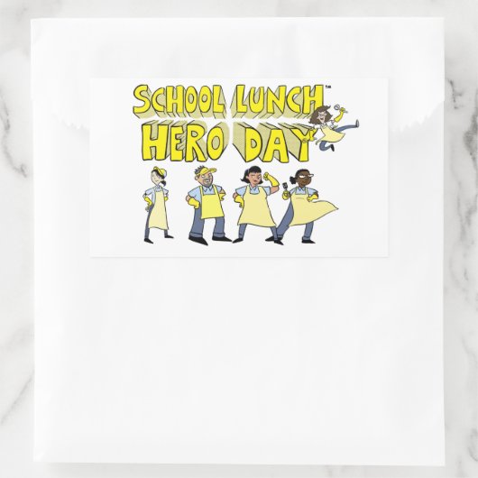 School Lunch Hero Day sticker (Tas)