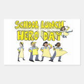 School Lunch Hero Day sticker (Voorkant)