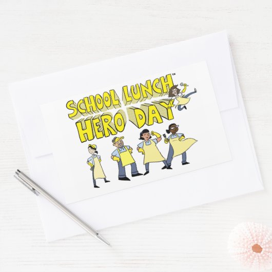 School Lunch Hero Day sticker (Envelop)