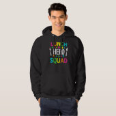 School Lunch Hero Squad Cafeteria Workers 2 Hoodie (Voorkant volledig)