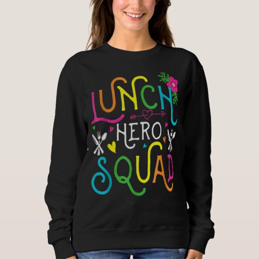 School Lunch Hero Squad Cafeteria Workers 3 Trui (Voorkant)