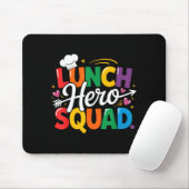School Lunch Hero Squad Cafeteria Workers Crew Lad Muismat (Met muis)