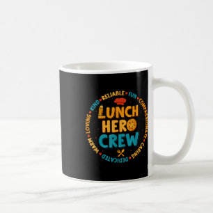 School Lunch Hero Squad Funny Cafeteria Workers Cr Koffiemok