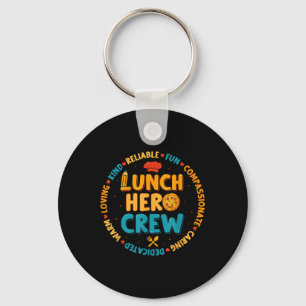School Lunch Hero Squad Funny Cafeteria Workers Cr Sleutelhanger
