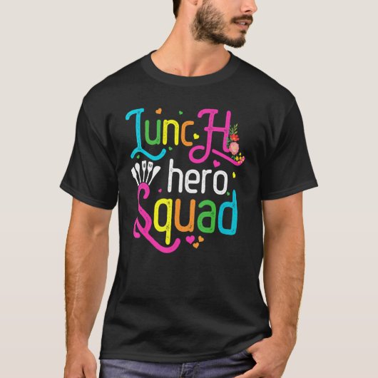 School Lunch Hero Squad Lunch Lady T-shirt (Voorkant)