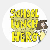 School Lunch Hero stickers (Voorkant)