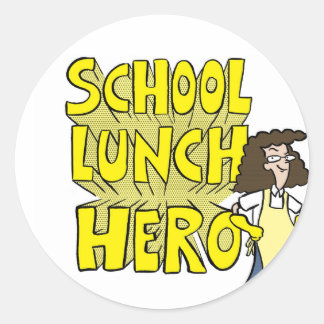 School Lunch Hero stickers