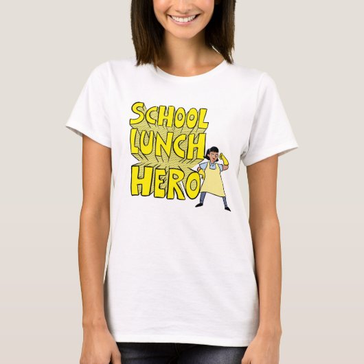 School Lunch Hero T-shirt (Voorkant)