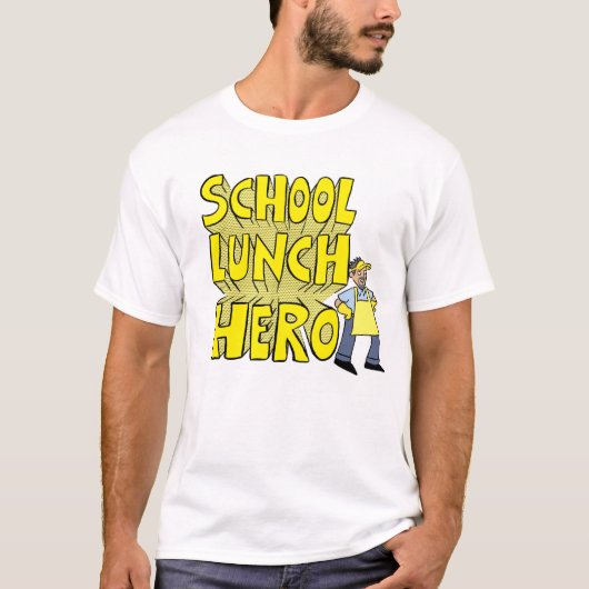 School Lunch Hero T-shirt (Voorkant)