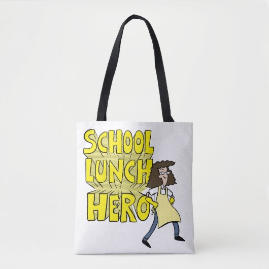 School Lunch Hero Tas (Voorkant)