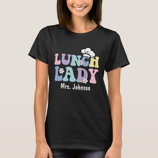  School Lunch Lady Cafeteria Team T-shirt (Voorkant)