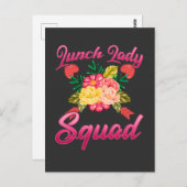 School Lunch Lady Squad Cafeteria Woman Briefkaart (Voorkant / Achterkant)