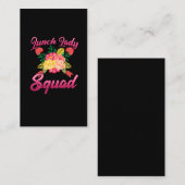 School Lunch Lady Squad Cafeteria Woman Visitekaartje (Voorkant / Achterkant)