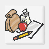 School Lunch Magneet (Voorkant)