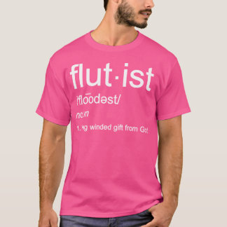 School Marching Band Funny Flute T-shirt
