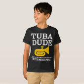 School Marching Band Funny Tuba T-shirt (Voorkant volledig)