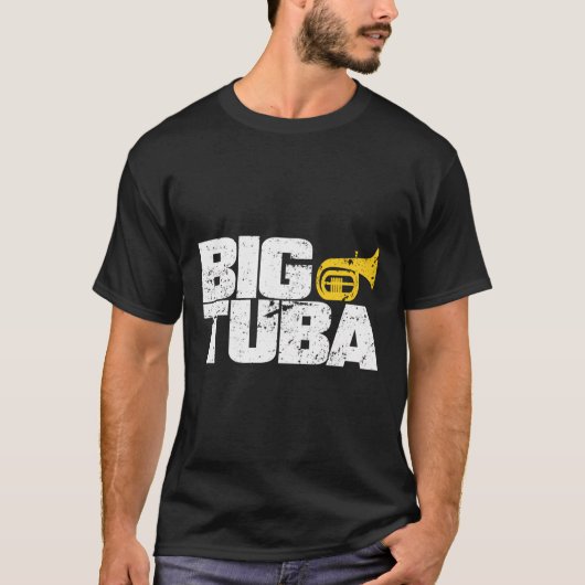 School Marching Band Funny Tuba T-shirt (Voorkant)