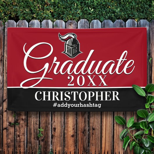 School Mascot Afstuderen Spandoek