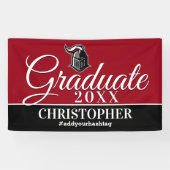 School Mascot Afstuderen Spandoek (Horizontaal)