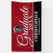 School Mascot Afstuderen Spandoek (Verticaal)