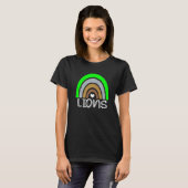 School Mascot Boho Rainbow Lions T-shirt (Voorkant volledig)