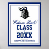 School Mascot Class Reunion Welcome Poster (Voorkant)