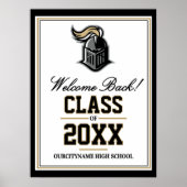 School Mascot Class Reunion Welcome Poster (Voorkant)