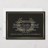 School Mascot Graduation Party Kaart (Achterkant)