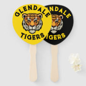 School Mascot Handwaaier (Voorkant en achterkant)