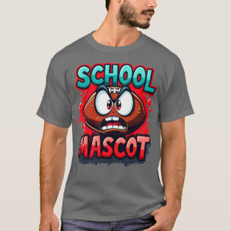 School Mascotte Amerikaans T-shirt
