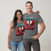 School Mascotte Amerikaans T-shirt (Unisex)