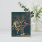 School Master, 1626-79 Briefkaart (Staand voorkant)