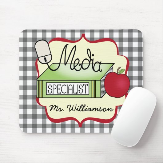 School Media Specialist Muismat (Met muis)